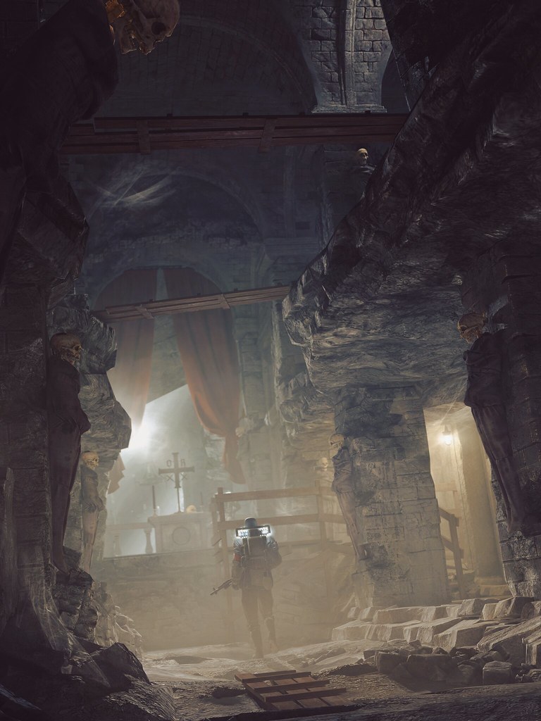 "LIUDOLFINGER SHRINE" Wolfenstein The Old Blood dowsamp… Flickr