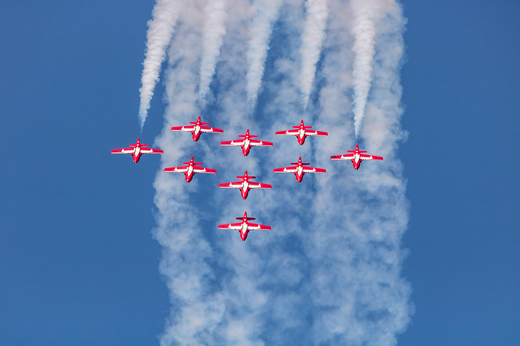 2017 Bromont, Qc, Airshow Snowbirds High Show Yves Fournier Flickr