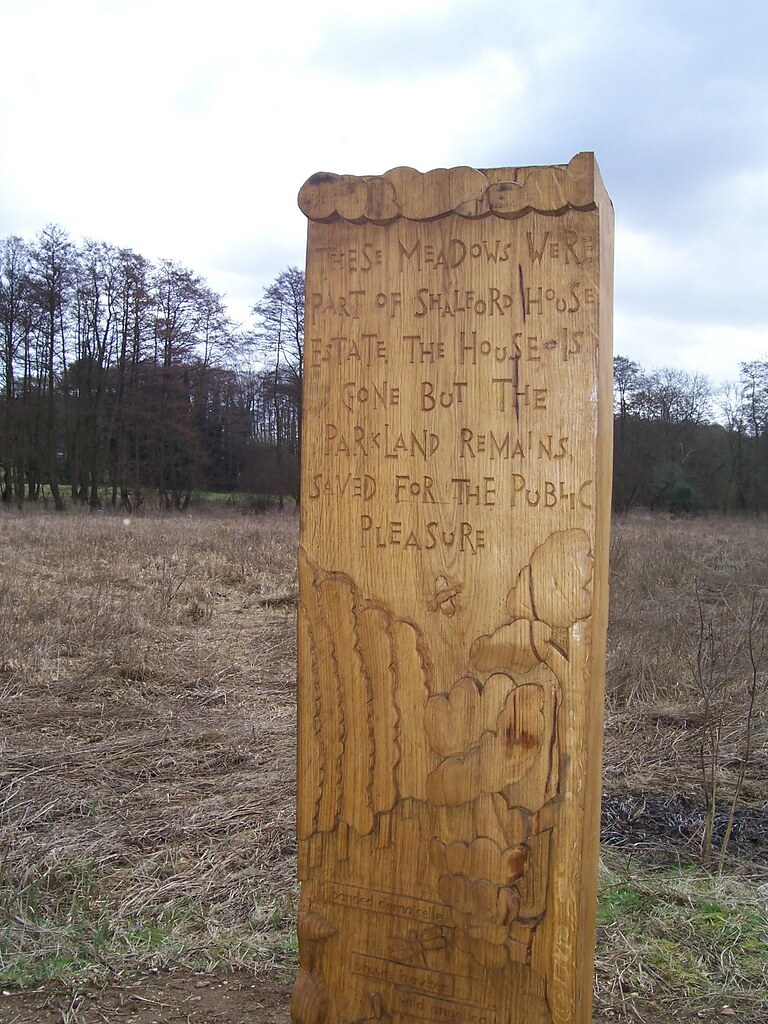 Shalford Park sign After crossing the Wey I was back on th… Flickr