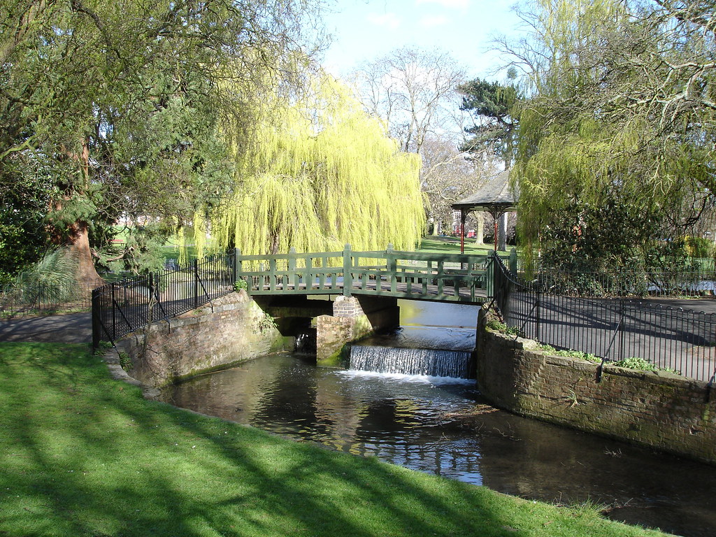 Bridge over the Brook This is Gheluvelt Park in