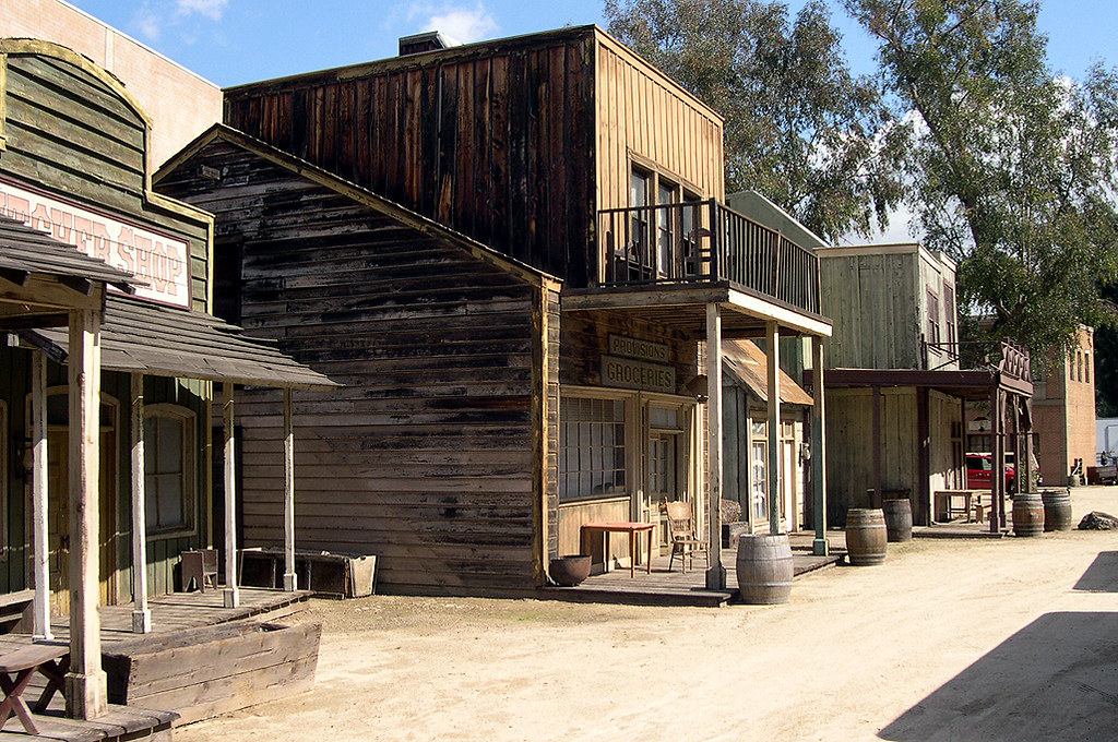 Old Western Set Here's Universal's Old Western set. We wer… Flickr