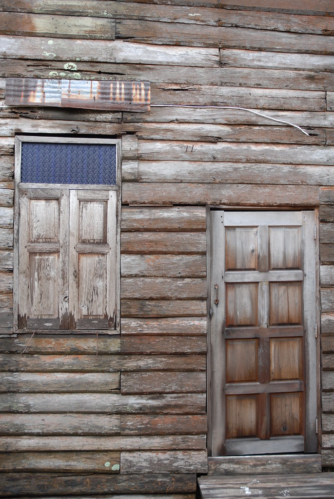 bare wood House in the old Lanta village chris mulder Flickr