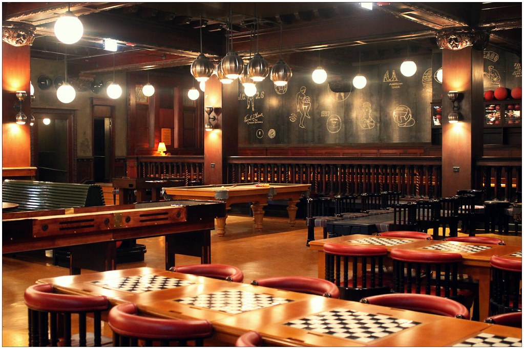 Chicago Athletic Association Hotel A view of the game room… Flickr