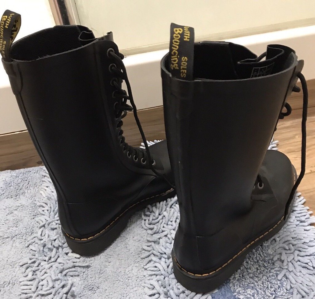 Ladies Dr Marten Shower Boots Rubber Wellies UK7 EU413 Flickr