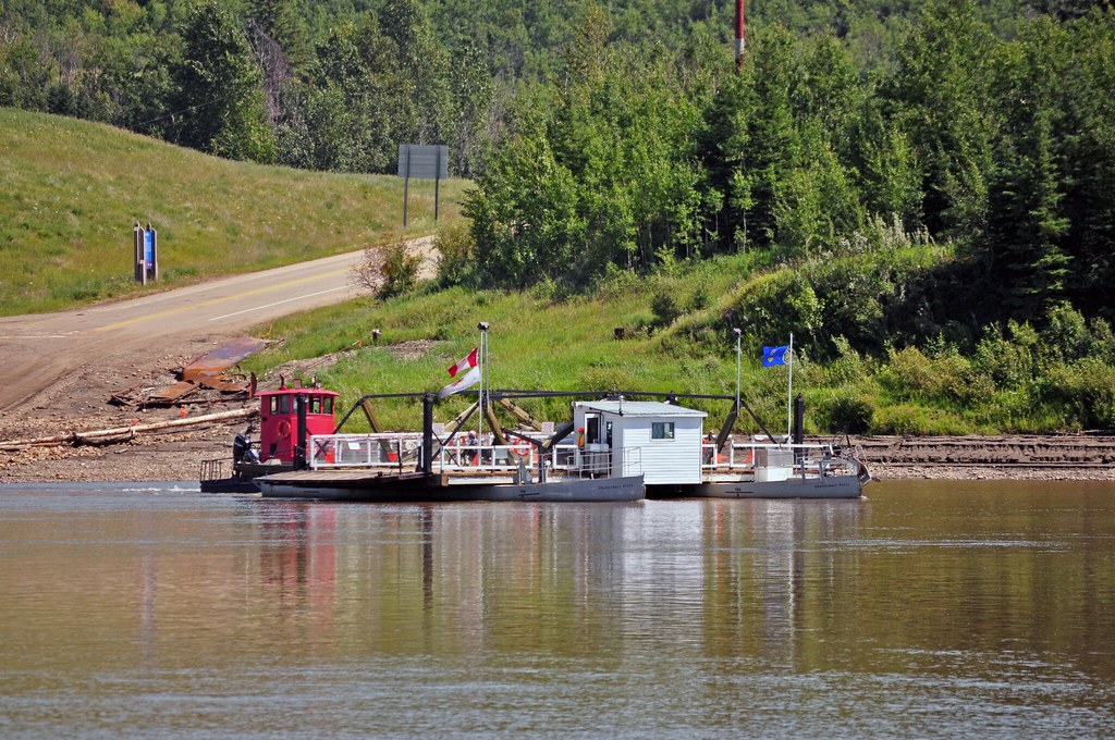 Shaftesbury Ferry Peace River, AB Michael Coulson Flickr