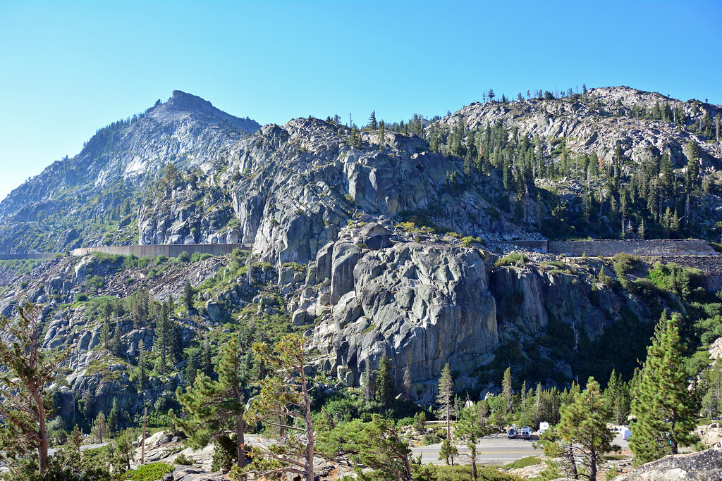 California Donner Pass with railroad tunnel & snow sheds… Flickr