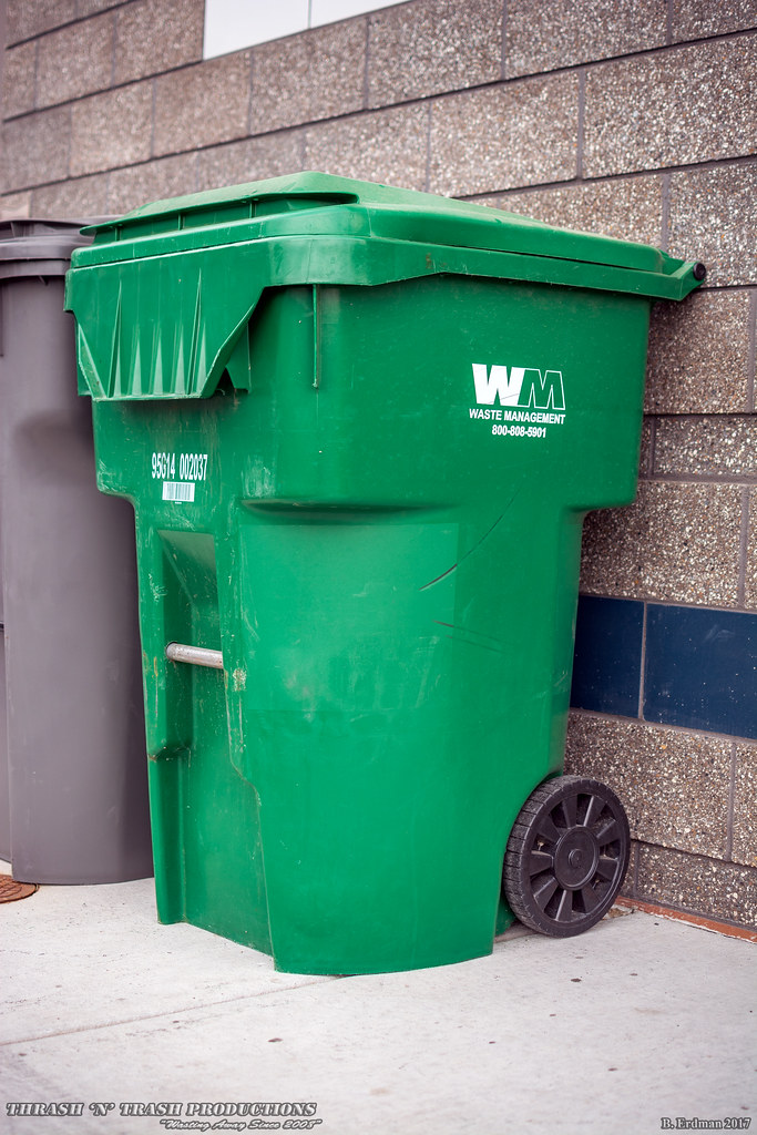 Waste Management 95gallon Rehrig Pacific Refuse Cart Wast… Flickr