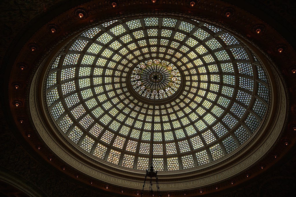 The world's largest stainedglass Tiffany dome Located on … Flickr