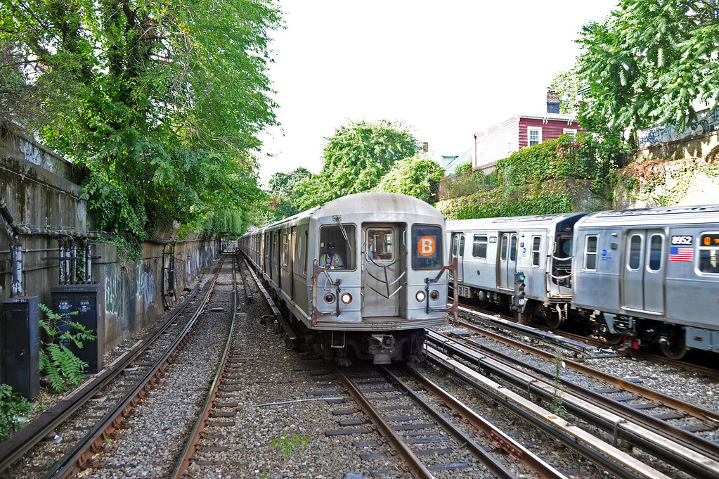 US NY NYC Subway R40M 4468, Newkirk Ave., Brighton Line Flickr