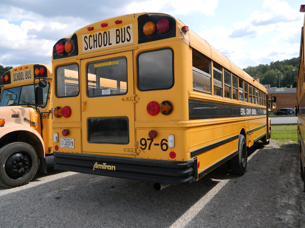 Estill County Schools 976 (2) Bus lot Irvine, KY Cincinnati NKY Buses Flickr