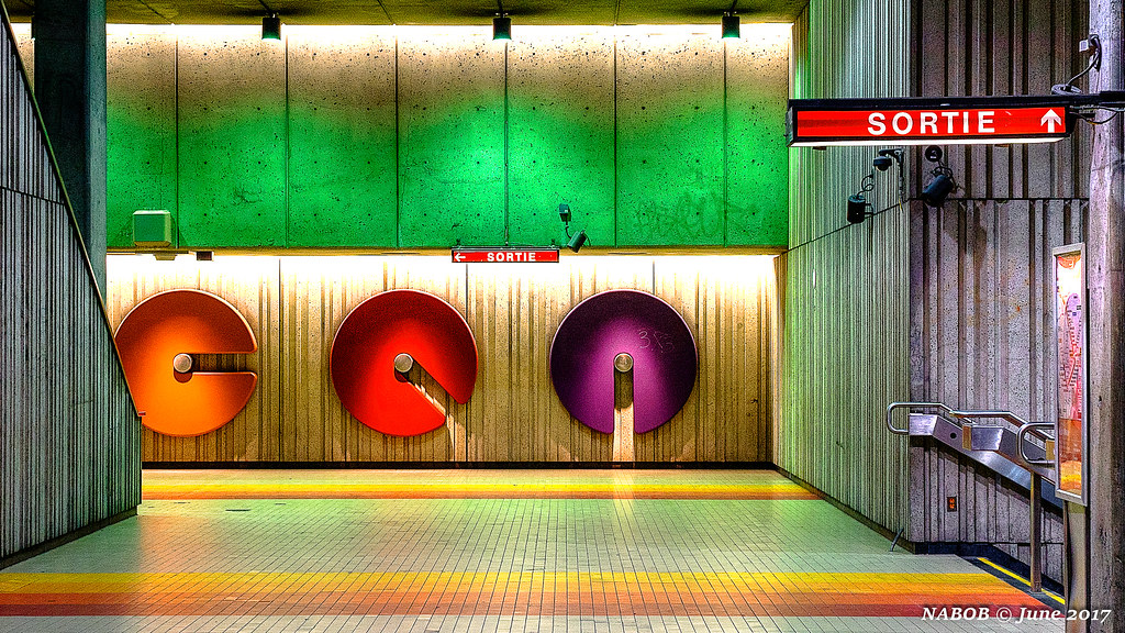 Montréal, Québec, Canada Villa Maria metro station (Orang… Flickr
