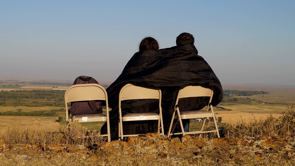Waiting for the Eclipse South Menan Butte, Idaho USA augus… Flickr