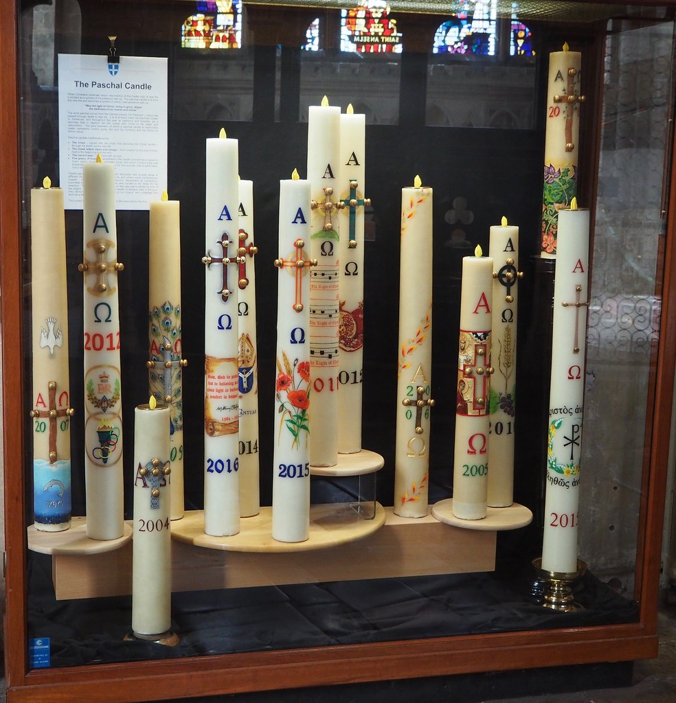Paschal Candles, Canterbury Cathedral Brownie Bear Flickr