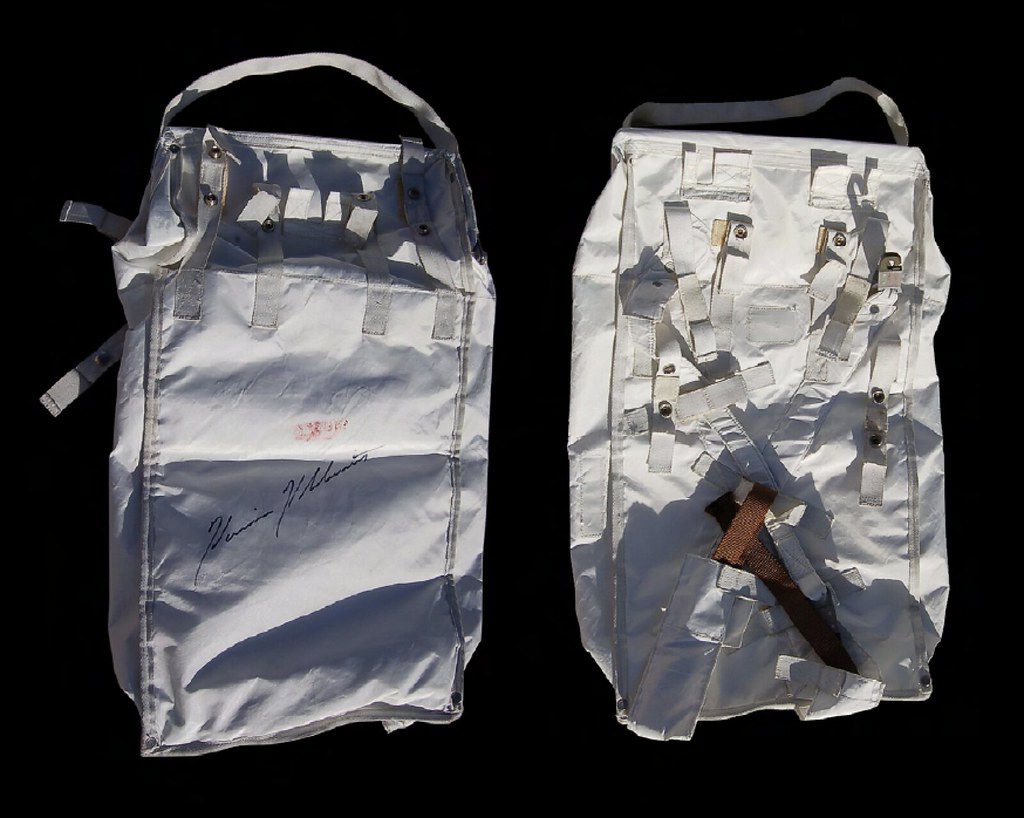 Lunar Rock Sample Bag Lunar Rock Sample Bag unsed in train… Flickr