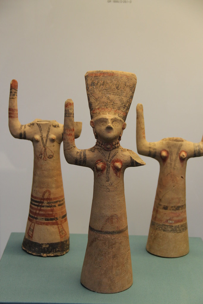 Ancient Cyprus Terracotta Statues of Worshippers Ancient C… Flickr