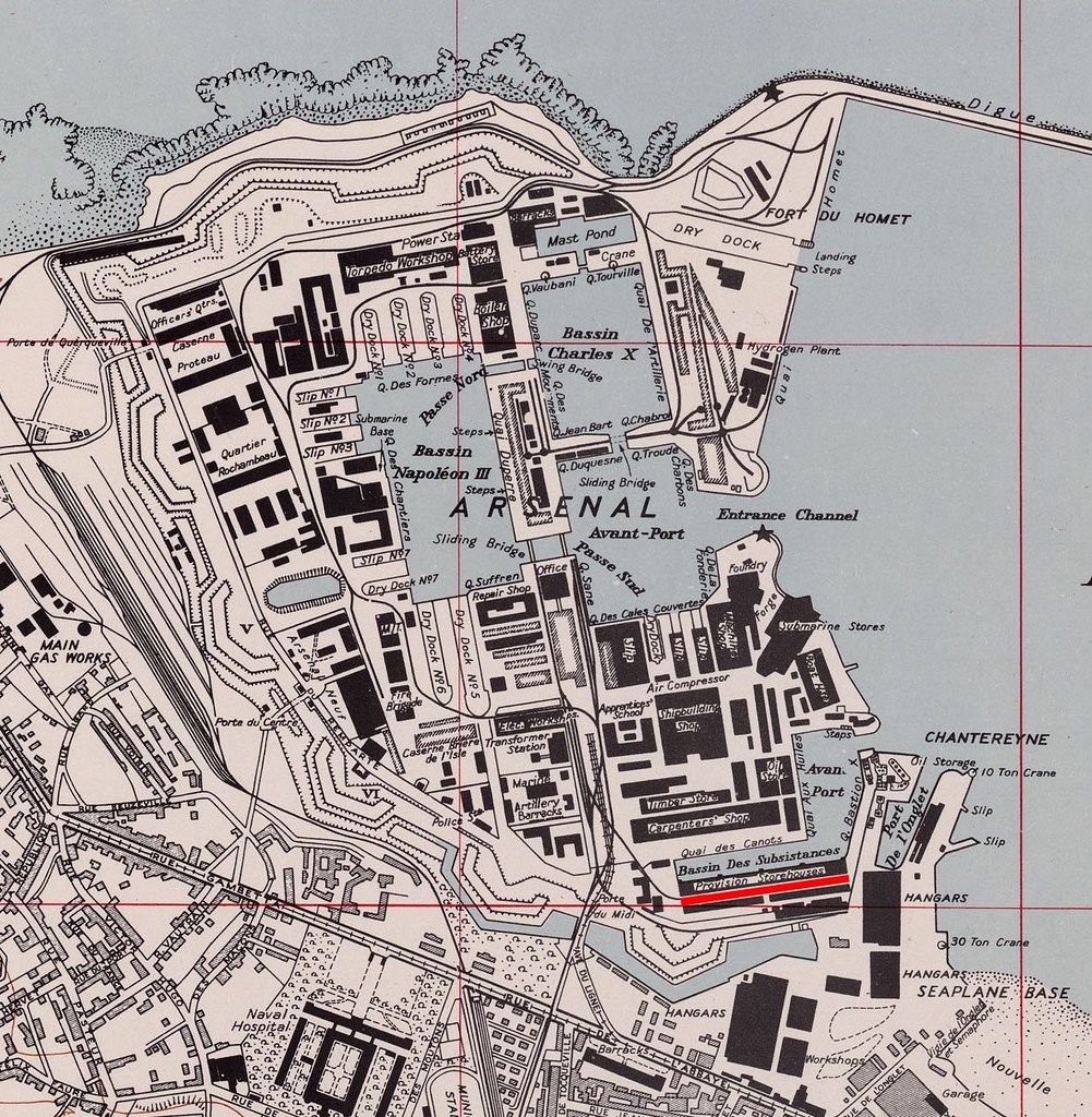 2gm_chbg378plan Cherbourg, bâtiment des subsistances Michel Le