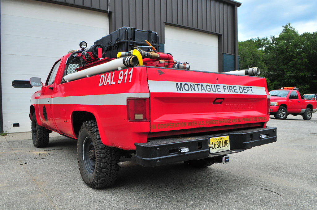 Montague Fire Department Brush 35 1986 Chevrolet D30 Triborough