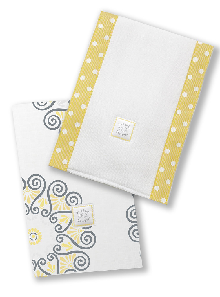 SwaddleDesigns Baby Burpies Medallions SD453Y Flickr