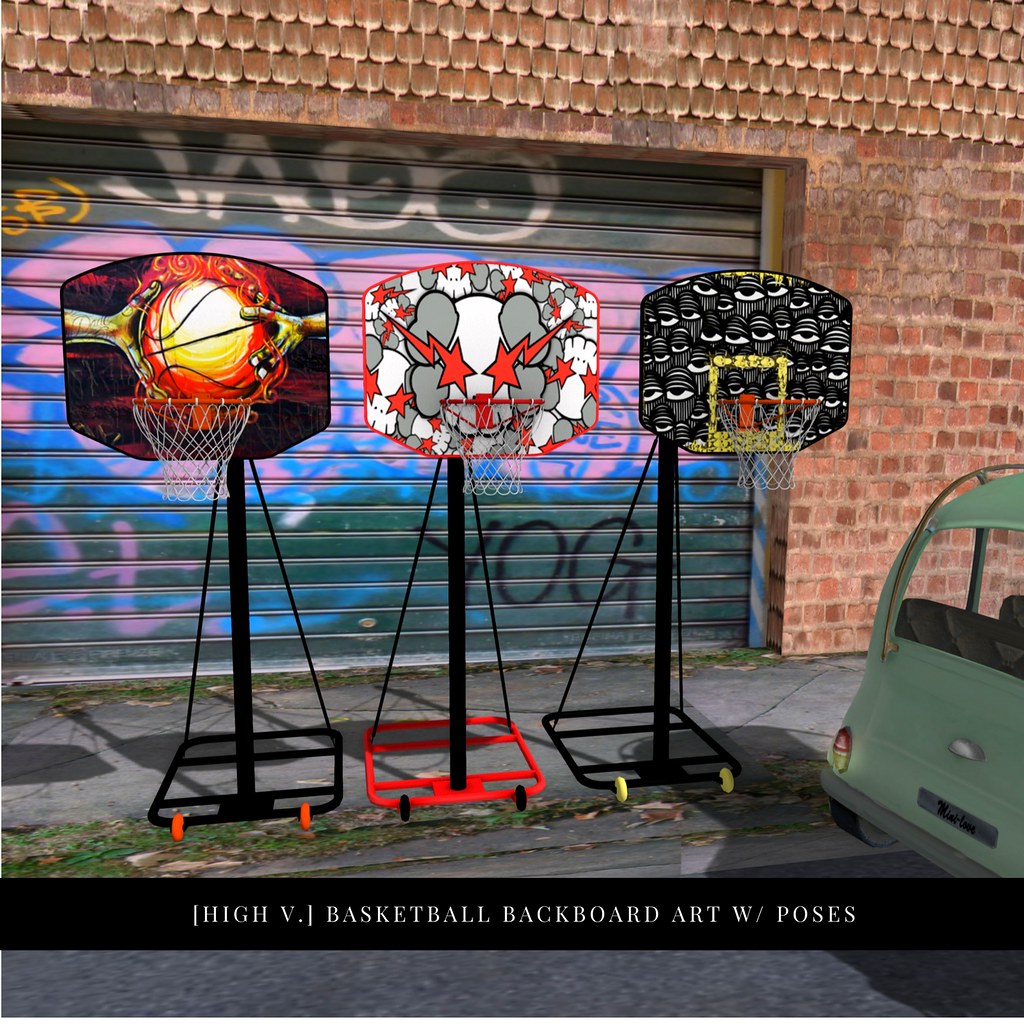 [high v.] basketball backboard art w/ poses 55l at FiFrid… Flickr