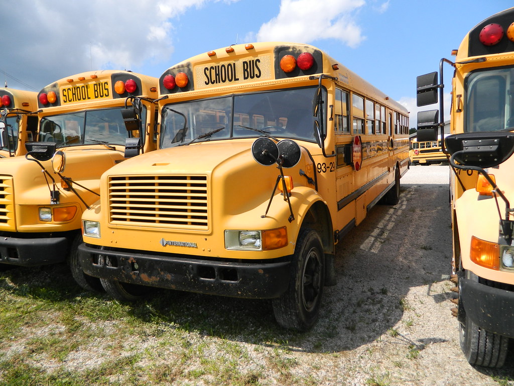 Estill County Schools 9329 (3) Bus lot Irvine, KY Cincinnati NKY Buses Flickr