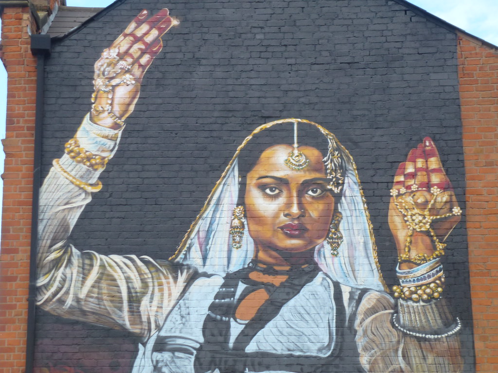 Indian Mural Leicester 2017 A Graffiti artist called Mono… Flickr