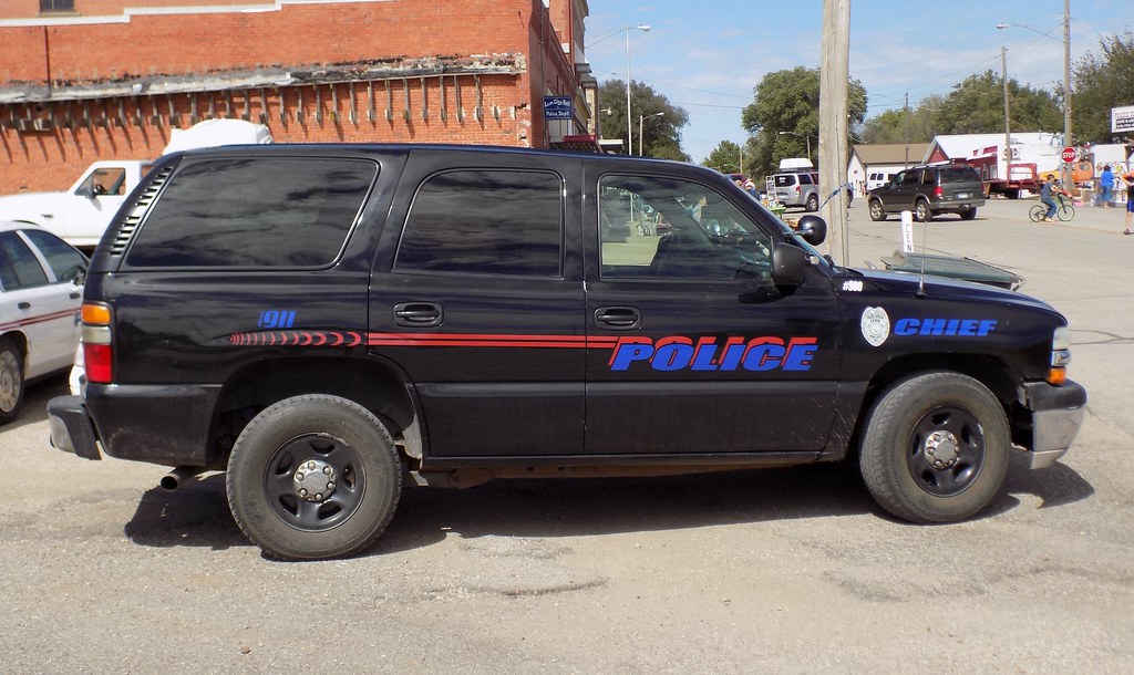 Leon KS Police Department Chevy Tahoe/ Chief unit Flickr