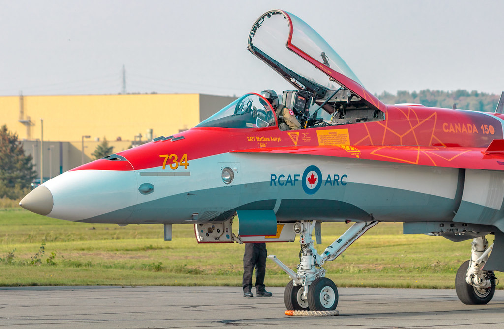 2017 Bromont, Qc Airshow CF18 Demo Yves Fournier Flickr