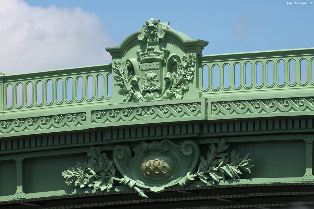 Nantes le pont Général de la Motte rouge (détail) Flickr