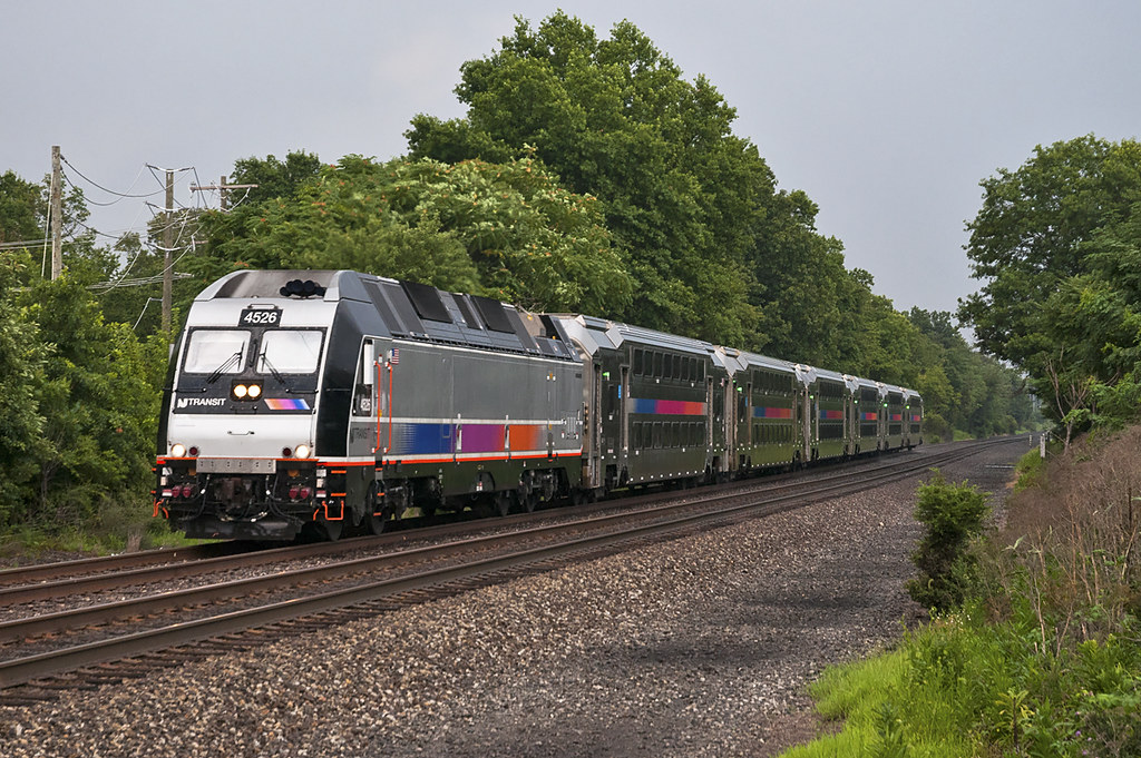 Running from the Rain Raritan Valley Line train 5737 heads… Flickr