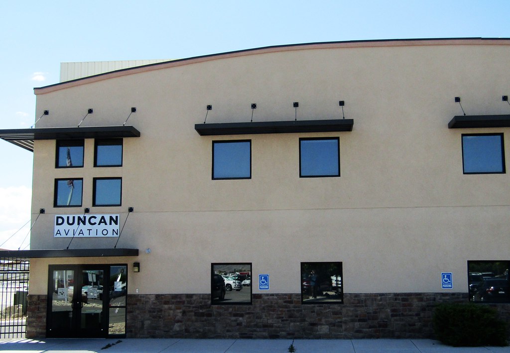 Duncan Aviation Building at the Provo Municipal Airport. Ben P L