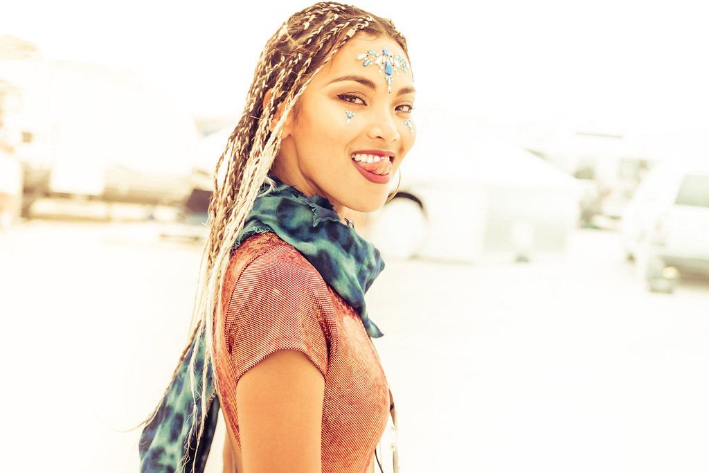 Burner Girls This is mekithappen hanging out and having a… Flickr