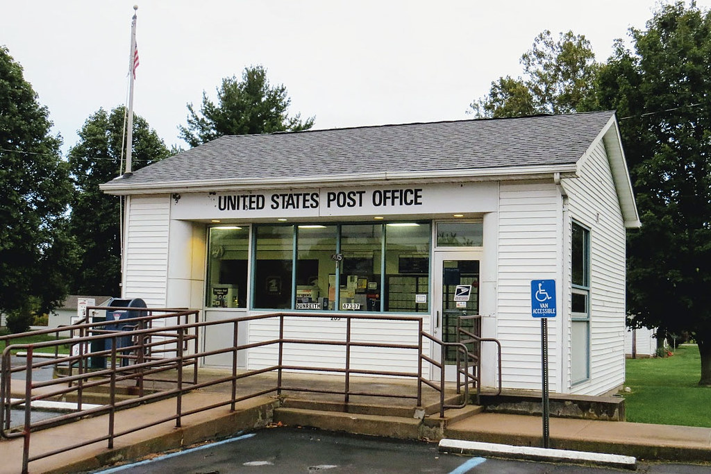 Dunreith, IN post office Henry County. Photo by E Kalish, … Flickr