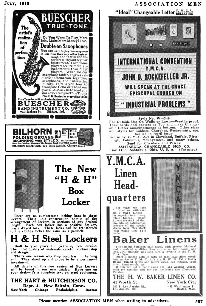 Ashtabula Changeable Sign Association Men July 1916 Flickr