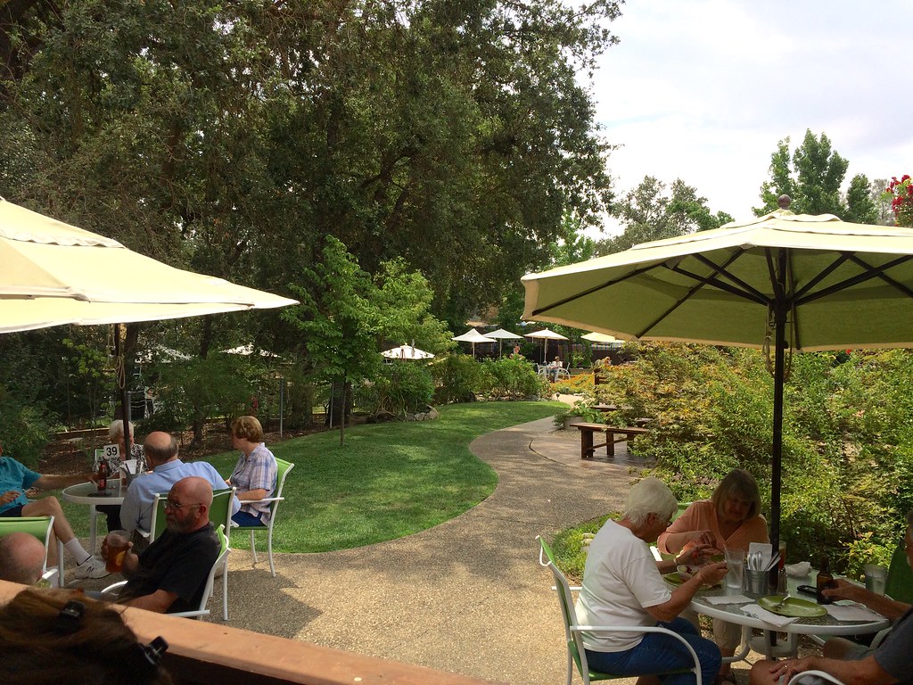 Pickle Patch Deli, San Andreas, CA Seating in a garden set… Flickr