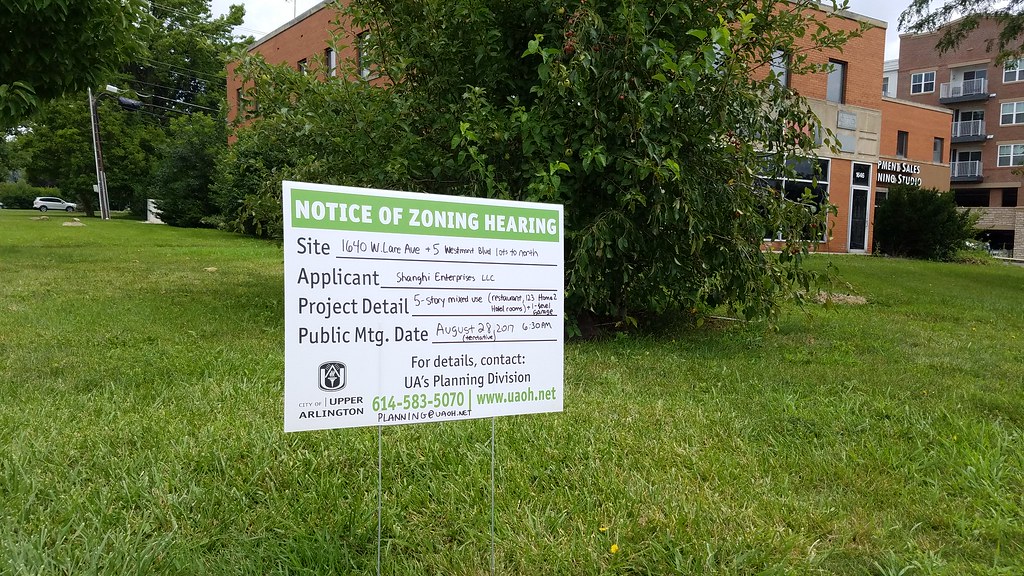 NOTICE OF ZONING HEARING Upper Arlington, Ohio Flickr