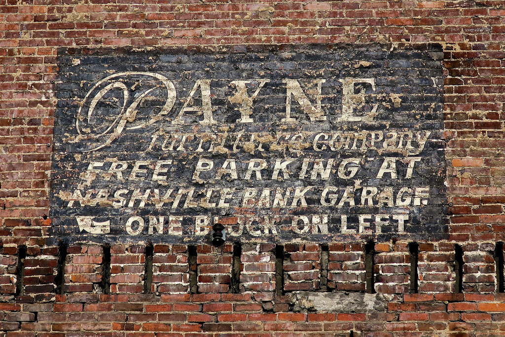 Payne Furniture Company, Nashville, TN Ghost sign for Payn… Flickr