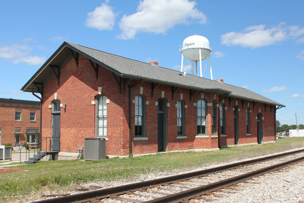 Rock Island Railroad Depot Stuart, IA Built in 1879 from… Flickr