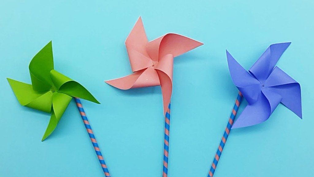 How to make a Paper Windmill Pinwheel that spins Best Orig… Flickr