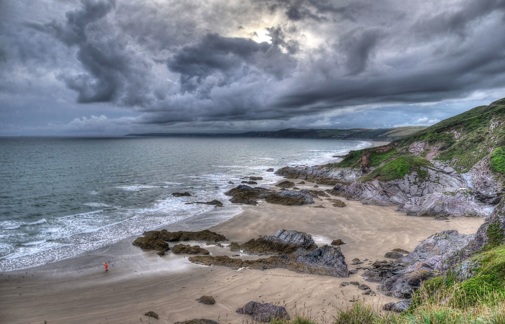 Storm brewing at Sharrow Point, Cornwall Sharrow Point is … Flickr