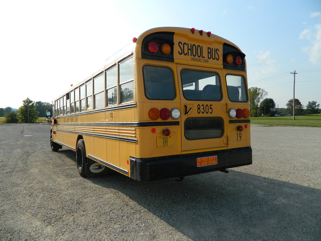 Nettle Creek School Corporation 19 (4) Bus lot Hagerstow… Flickr