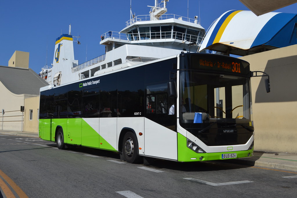 Malta Public Transport BUS824 Seen at Gozo Ferry Terminal … Flickr