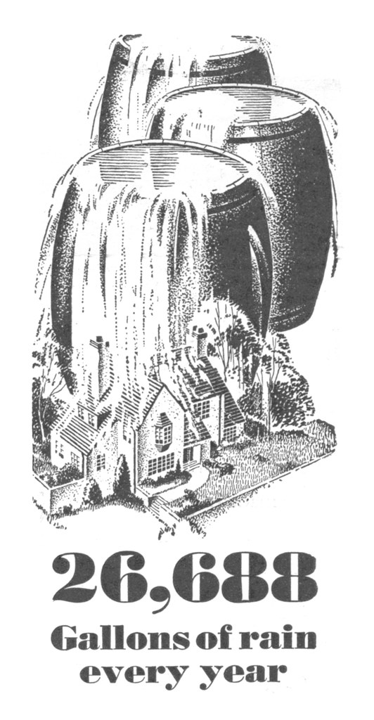 Rain Barrels, 1929 Dave Flickr