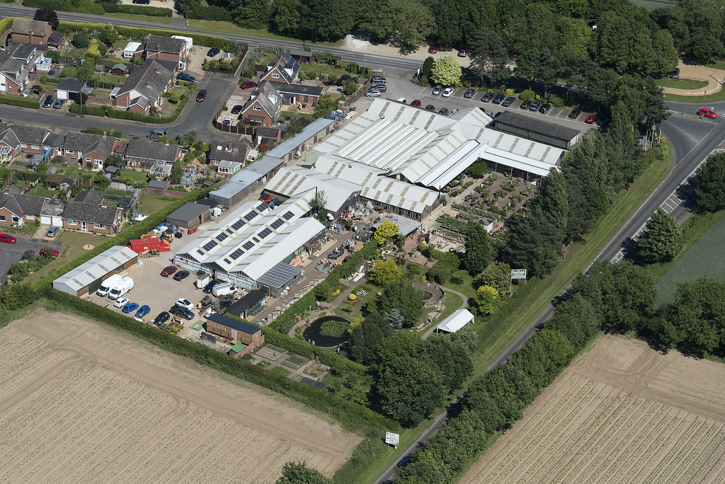 Bawdeswell Garden Centre aerial image Bawdeswell Garden Ce… Flickr