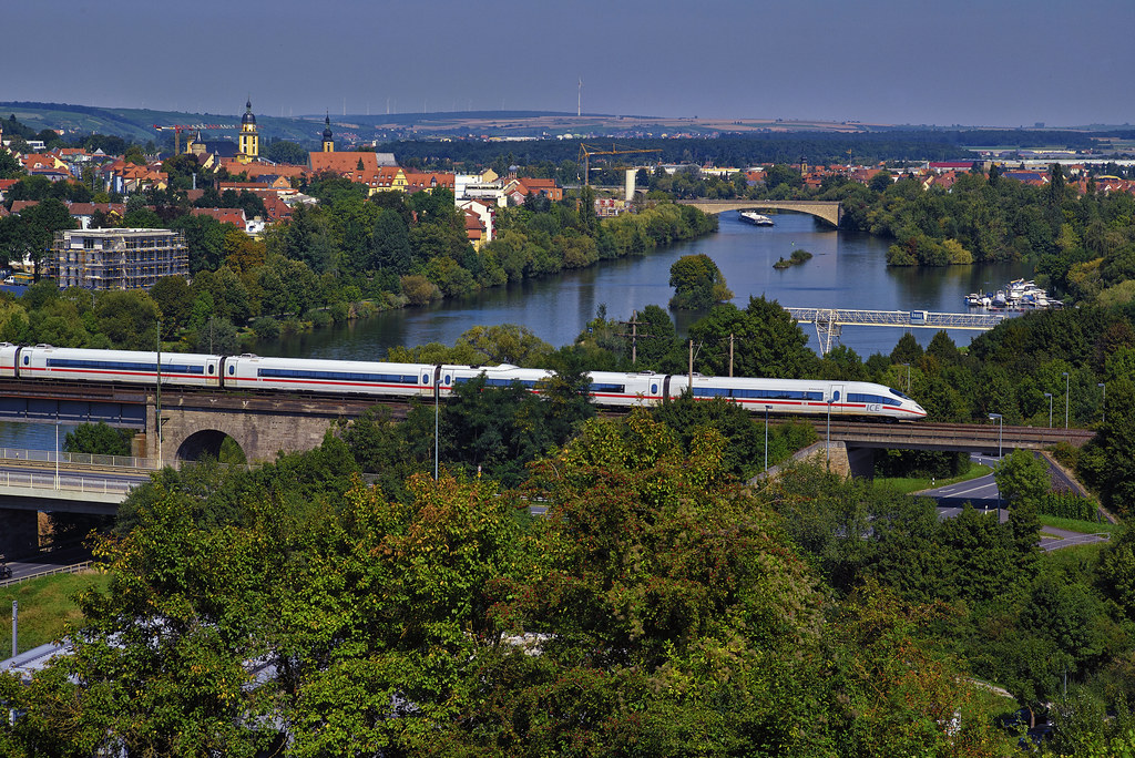 Der ICE nach Würzburg Kitzingen am Main Flickr