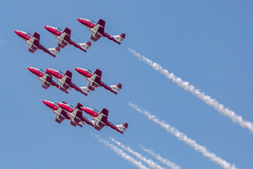 2017 Bromont, Qc, Airshow Snowbirds High Show Yves Fournier Flickr