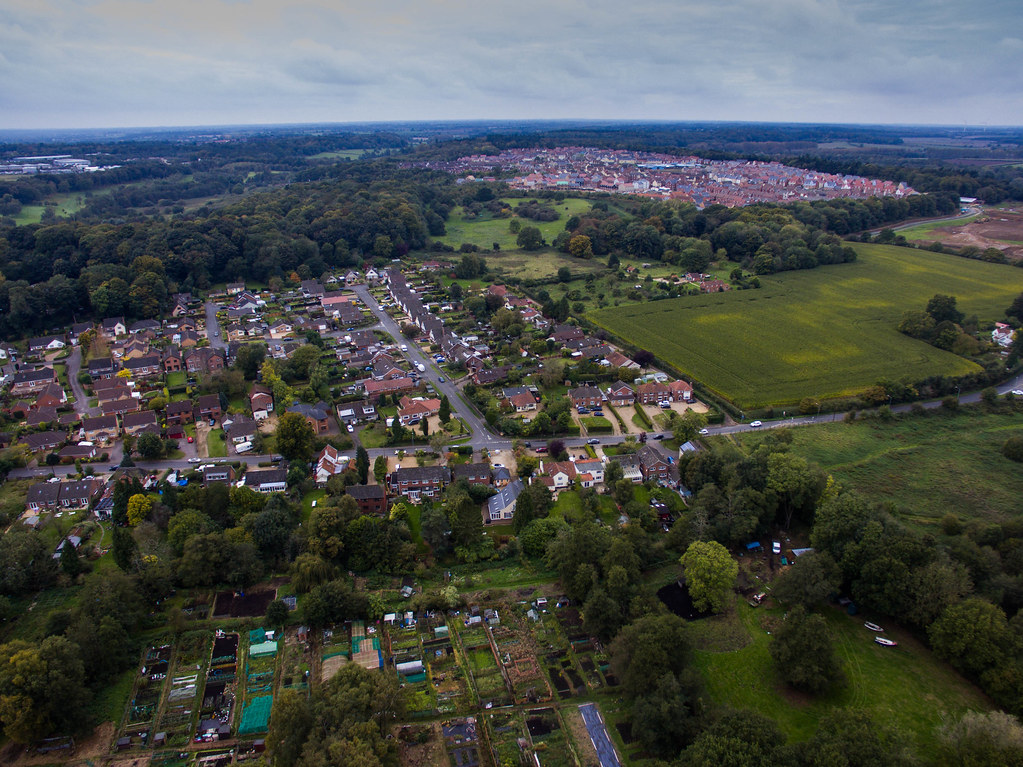 Costessey from the north West End running left to right, T… Flickr