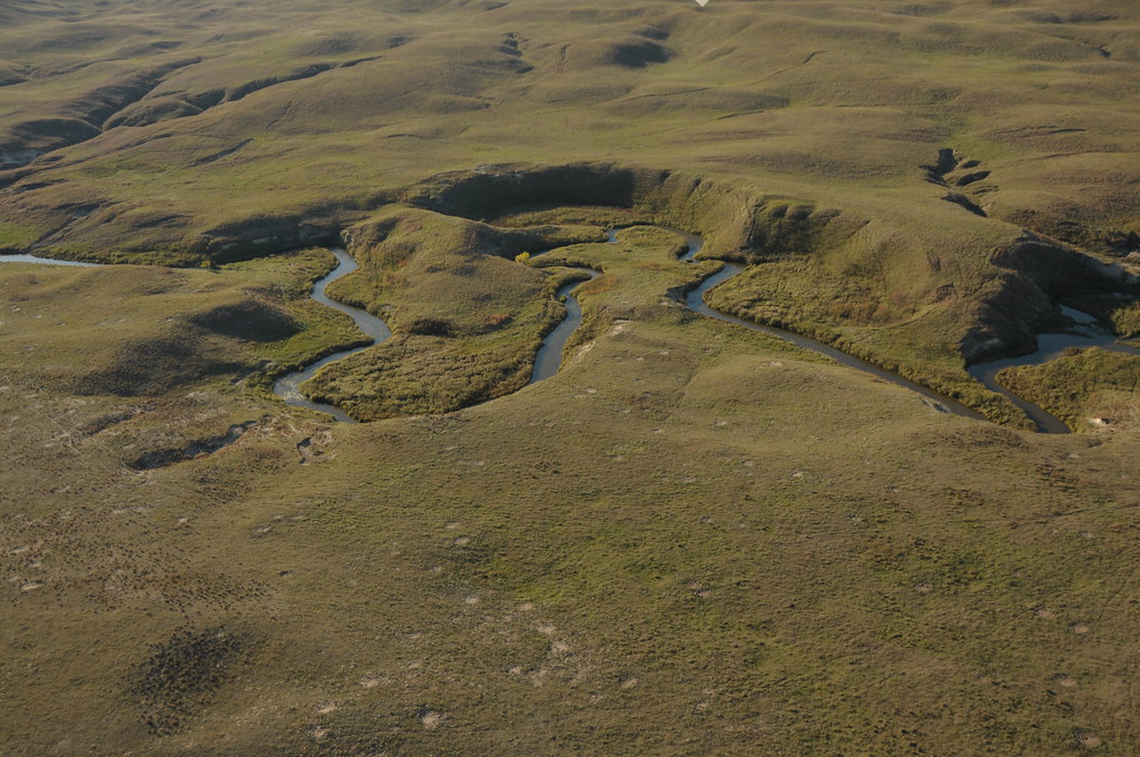 Aerial View North Loup River, Sandhills, Nebraska 101117 Flickr