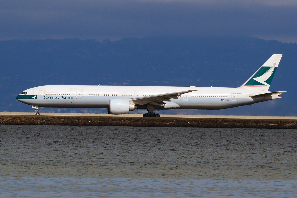 Cathay Pacific 777 BKQF at SFO a photo on Flickriver