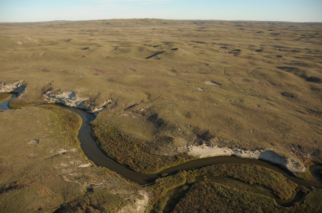 Aerial View North Loup River, Sandhills, Nebraska 101117 Flickr