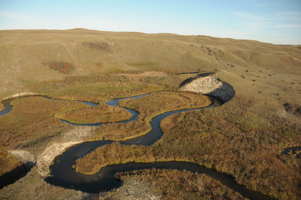 Aerial View North Loup River, Sandhills, Nebraska 101117 Flickr
